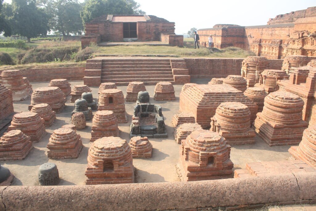 a puja sthal at nalanda khandar 