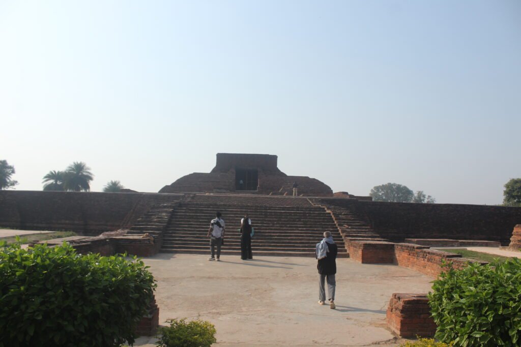 a temple of lord buddha at nalanda khadar