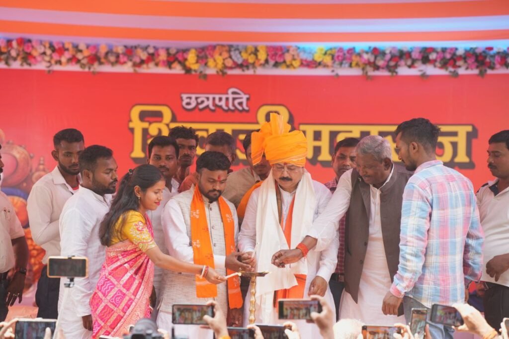 Historical gathering of Shivaji supporters in Nalanda under the leadership of Pranav Prakash, demand for construction of Statue of Governance in Patna, more than 25 thousand people participated