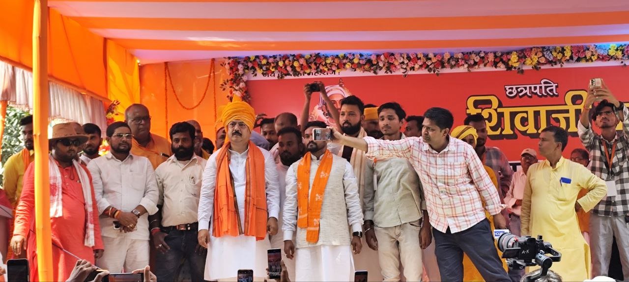 Historical gathering of Shivaji supporters in Nalanda under the leadership of Pranav Prakash, demand for construction of Statue of Governance in Patna, more than 25 thousand people participated