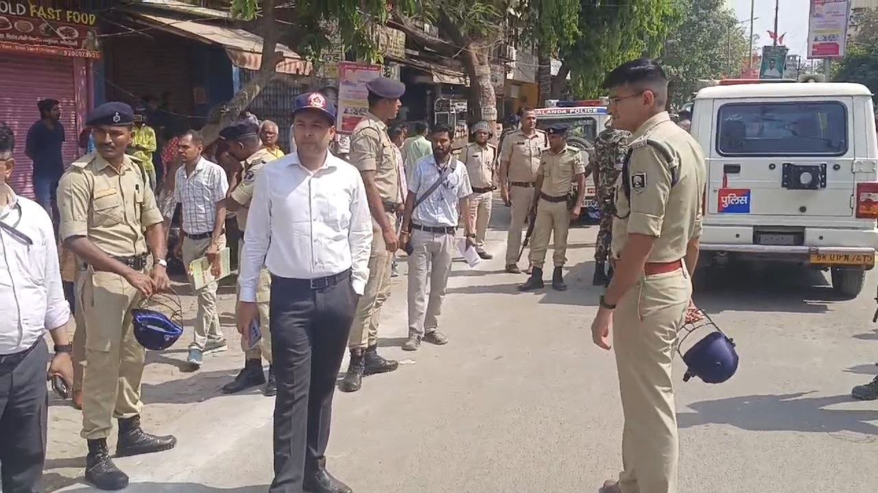 nalanda dm and sp on ram navami julus
