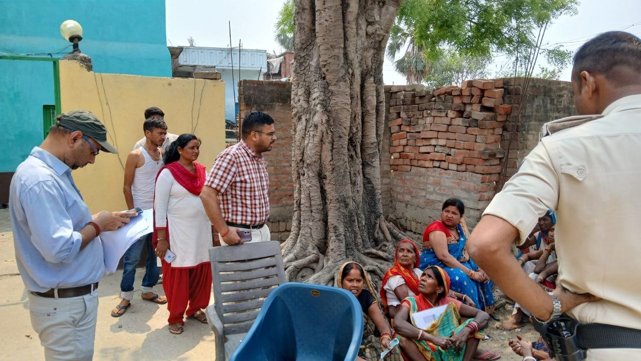 अम्बा में औचक निरीक्षण sdo द्वारा