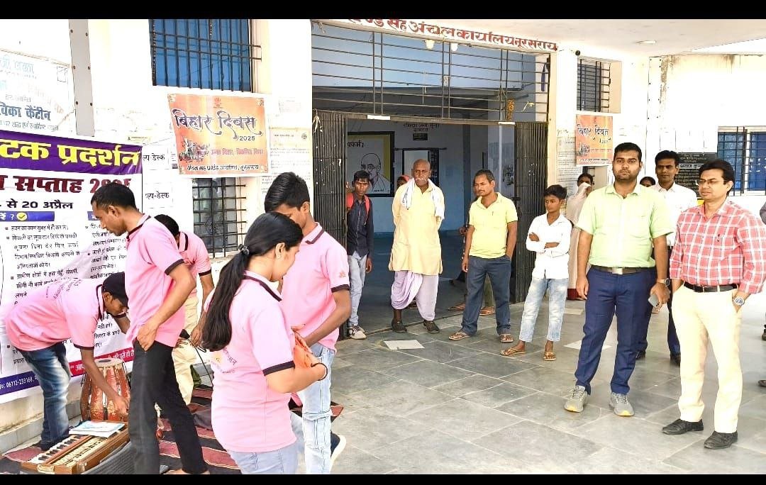 Awareness campaign through street play under fire safety week