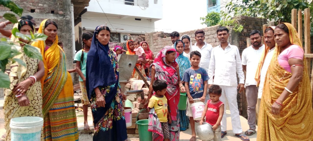 Tap water scheme stalled in Shrichandpur locality, angry people said – will surround the Nagar Panchayat office