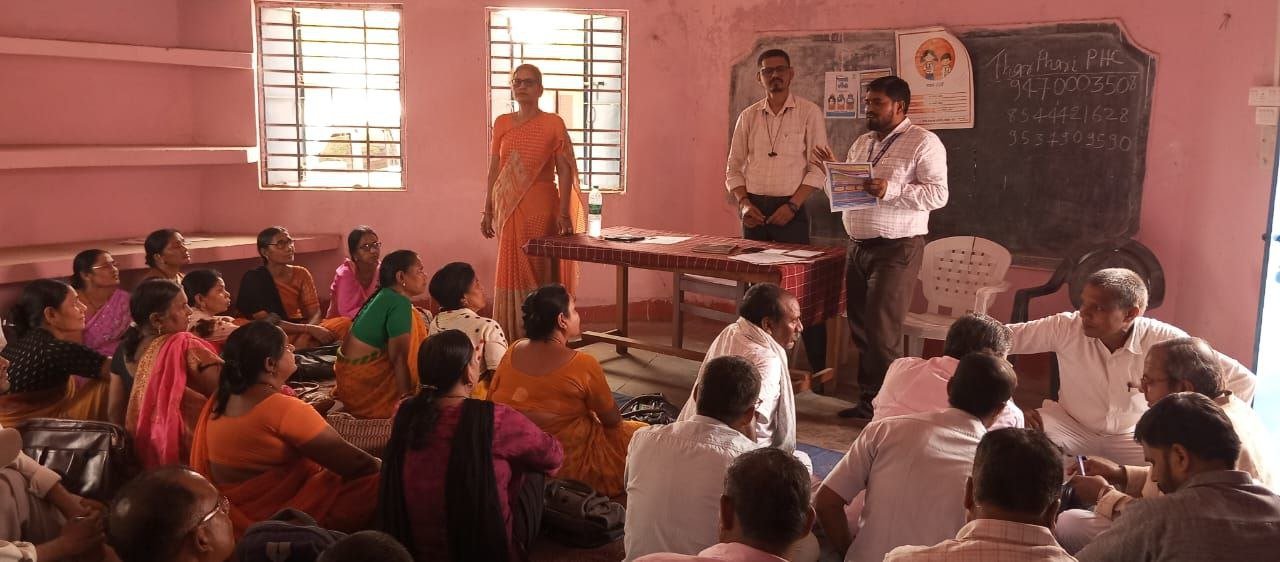 Training on prevention of Chamki fever (AES) given to HM in Tharthari