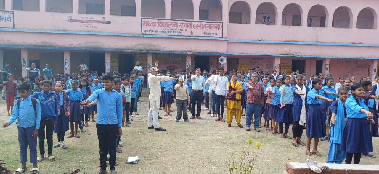 Students were made aware about protection from heat, resolution was taken