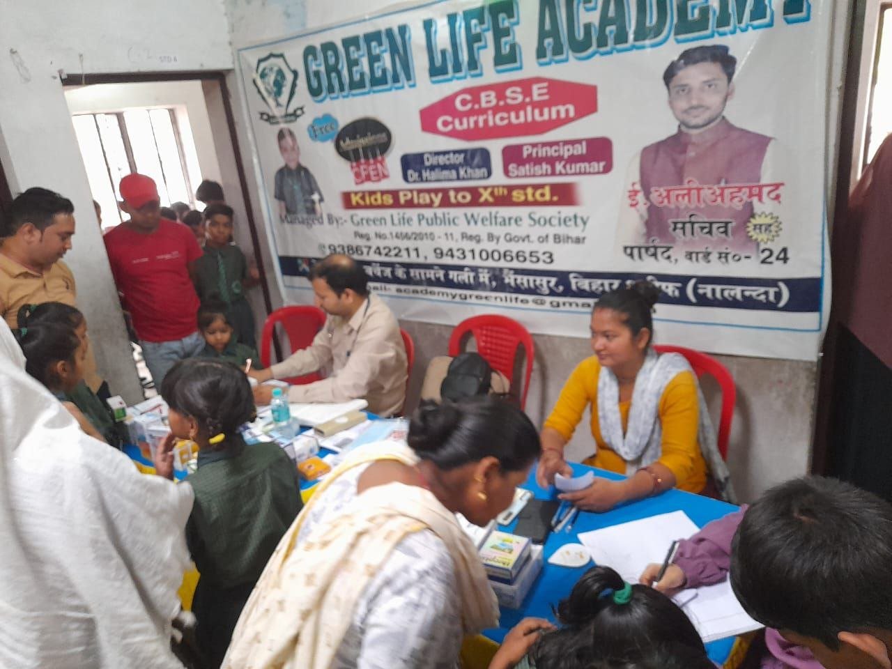 “Better health with better education”—Health camp organized at Green Life Academy