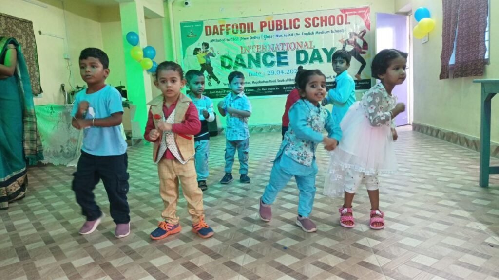 Colourful competition on International Dance Day at Daffodil Public School
