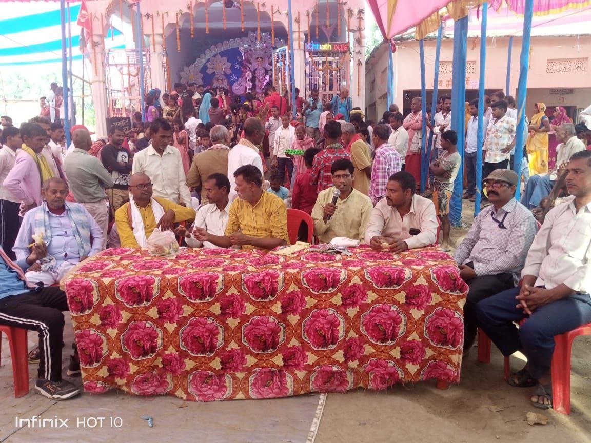 कोचरा में छठ पूजा का समापन