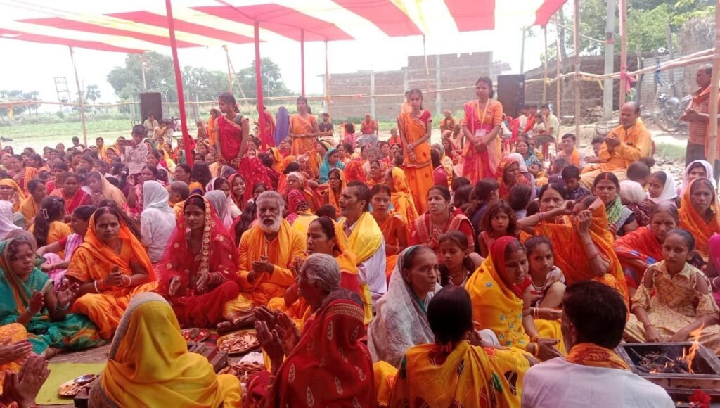 9 Kundiya Navchetna Gayatri Maha Yagya completed in Sartha, crowd of devotees gathered