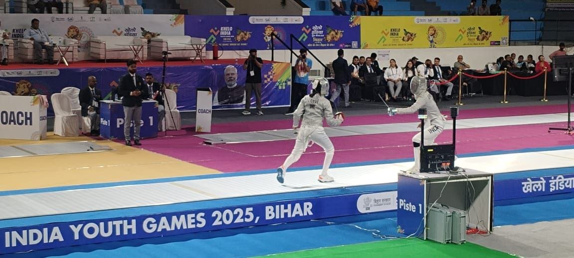 Khelo India Youth Games 2025: Prakriti and Sachin won gold medal in fencing