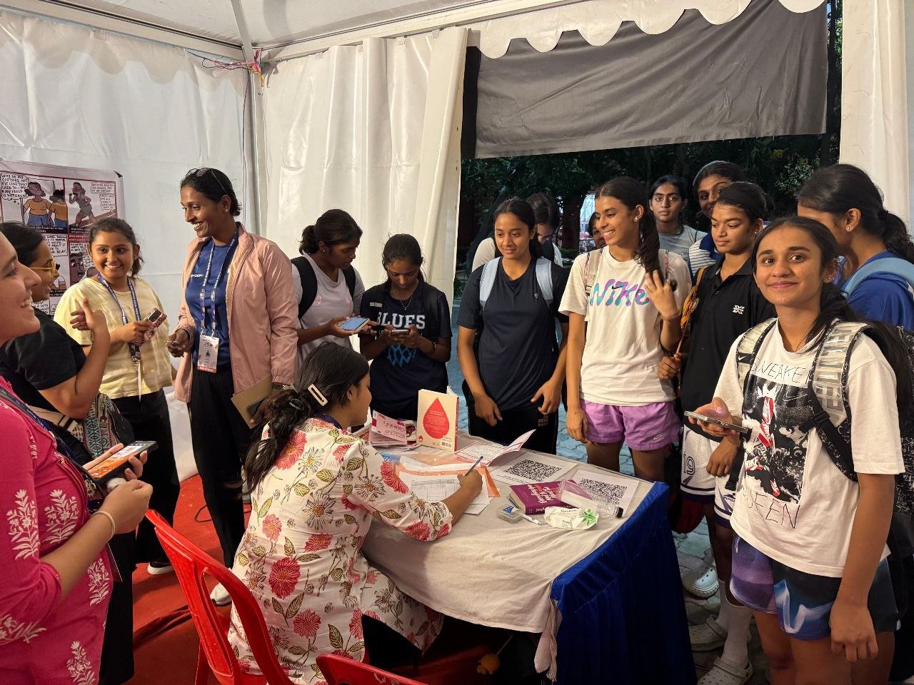 Awareness campaign on menstrual hygiene received tremendous response in Khelo India Youth Games
