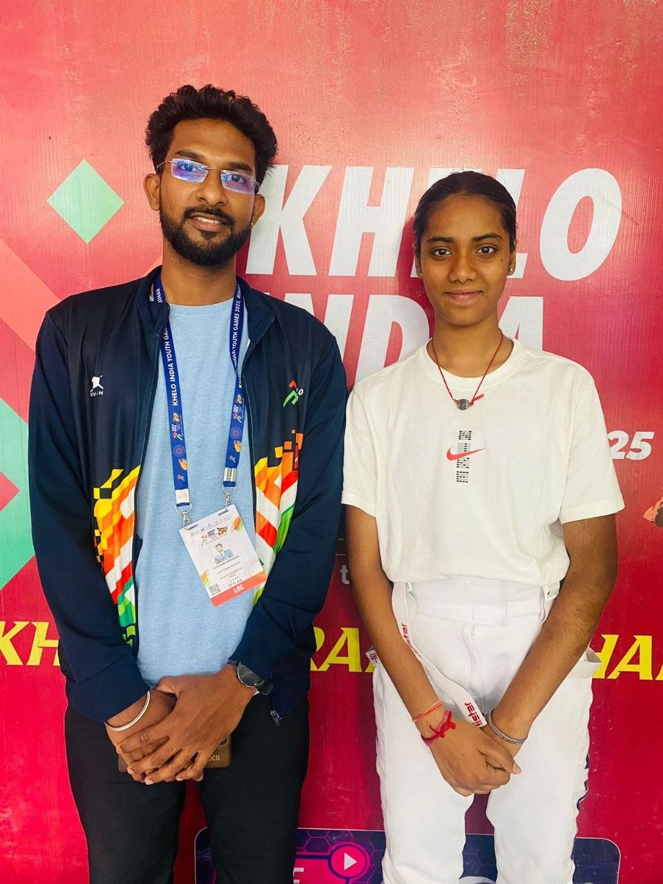 Khelo India Youth Games: Gunjan and Arlene waved the flag in fencing, won gold medal