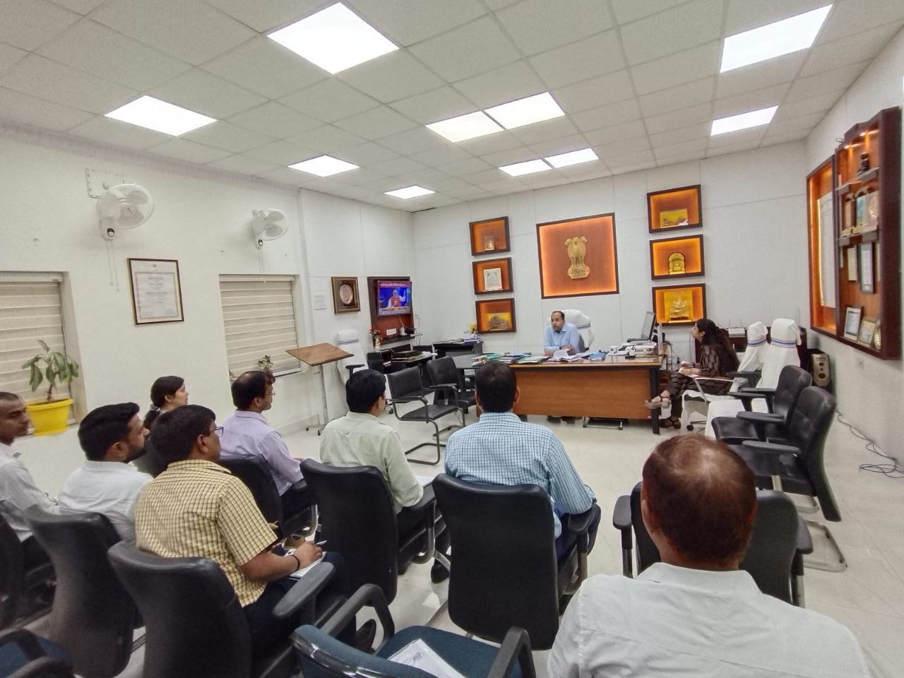 DM held a review meeting regarding Mahila Samvad program, stressed on the implementation of aspirations