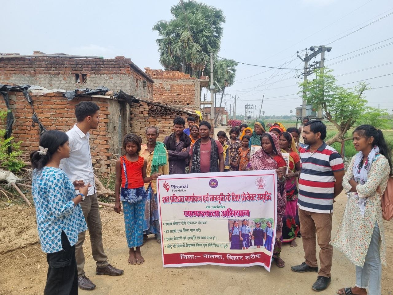 Community meeting concluded in Mushari Tola of Maniyawan, discussion took place on enrollment of dropout children and filaria awareness