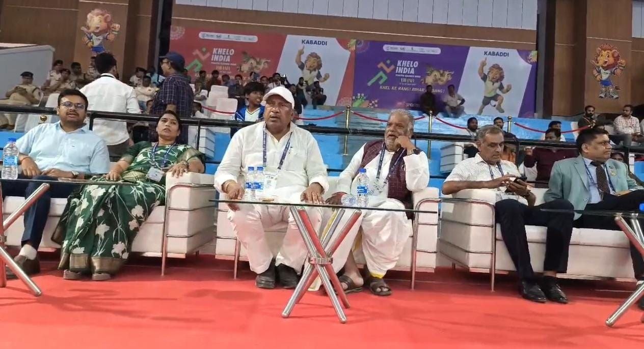 Grand inauguration of Kabaddi competition of 'Khelo India Youth Games 2025' at Bihar Sports University Rajgir