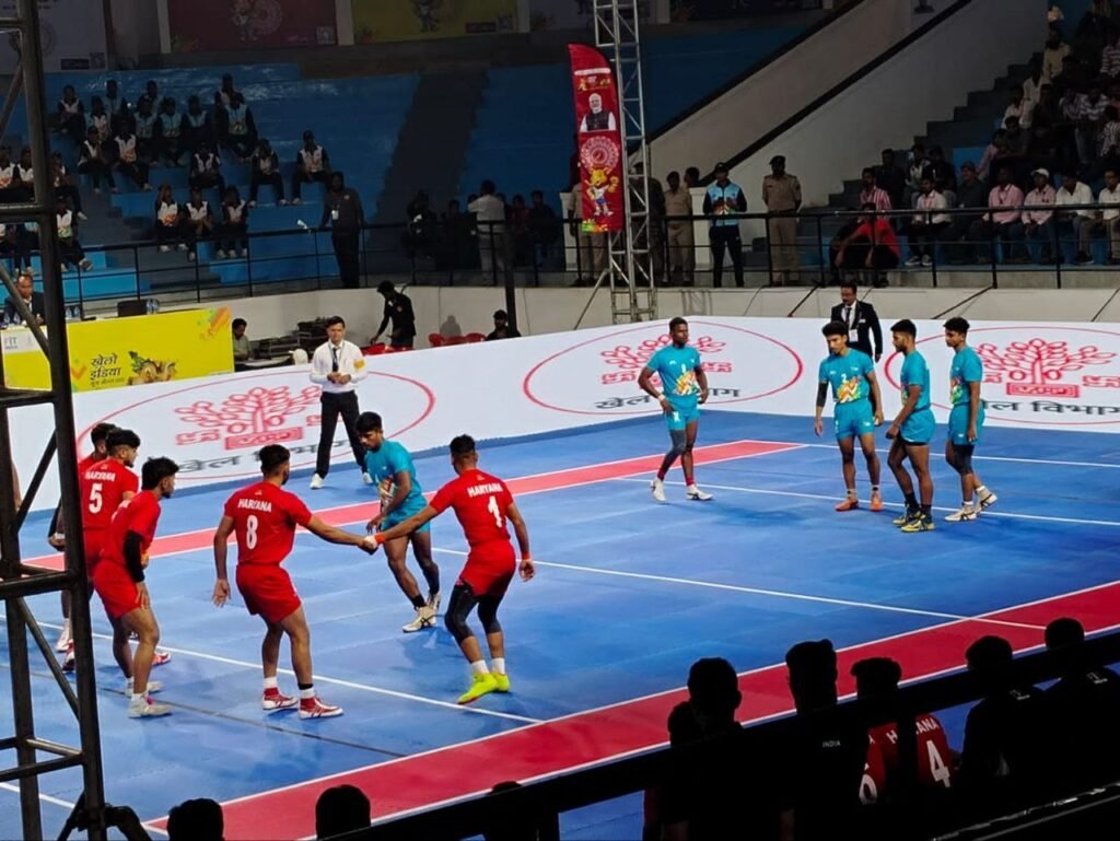 Grand inauguration of Kabaddi competition of 'Khelo India Youth Games 2025' at Bihar Sports University Rajgir