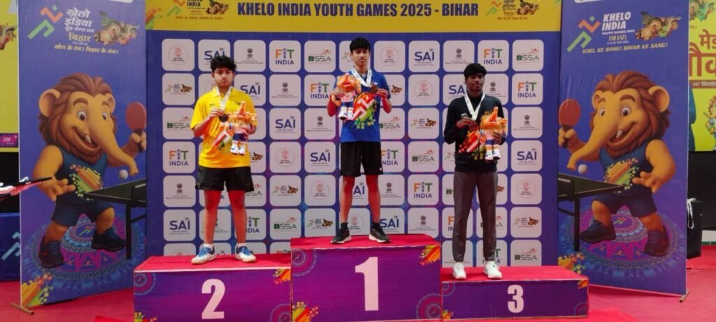 Khelo India Youth Games: Priyanuj and Kavya won gold medals in table tennis