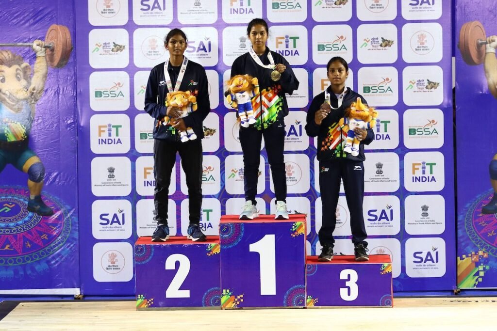 KIYG 2025: Harshvardhan Sahu sets two national records, Jyoshna and Akanksha win gold