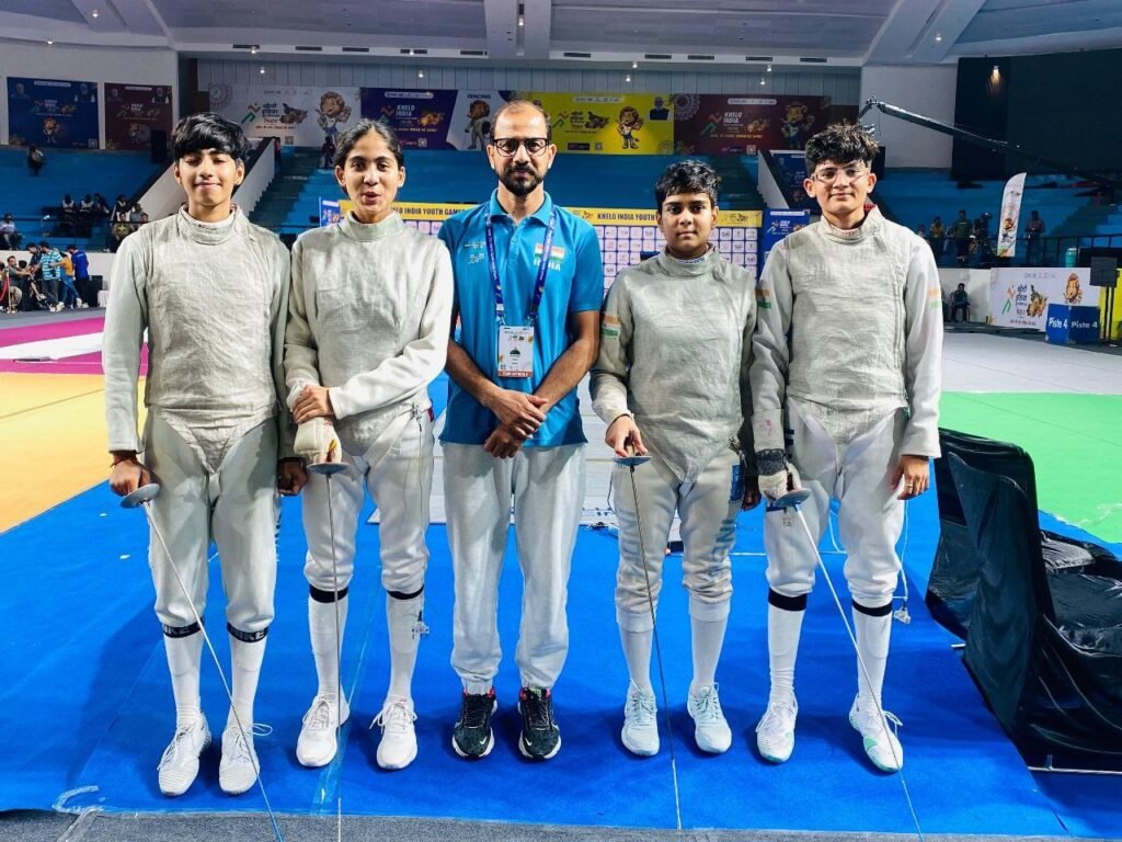 Khelo India Youth Games 2025: Haryana shines in fencing competition, concludes by winning all three gold medals