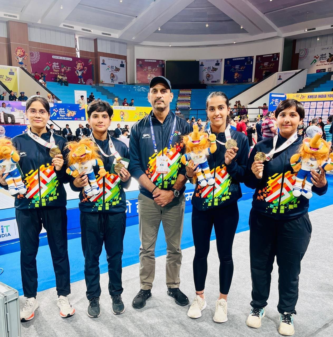 Khelo India Youth Games 2025: Haryana shines in fencing competition, concludes by winning all three gold medals