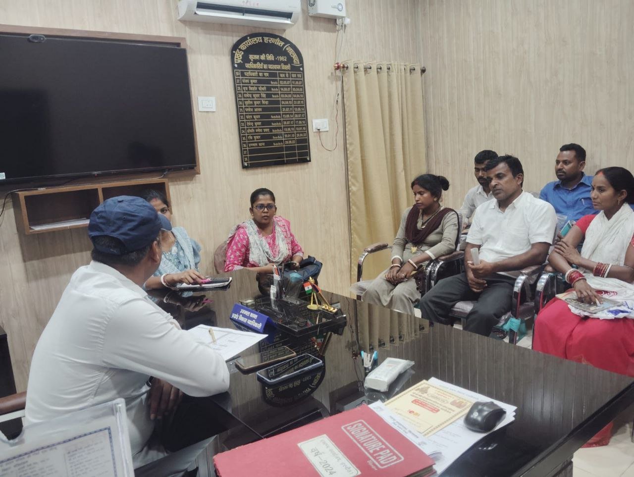 BDO held a review meeting regarding garbage collection from every house and collection of sanitation fee