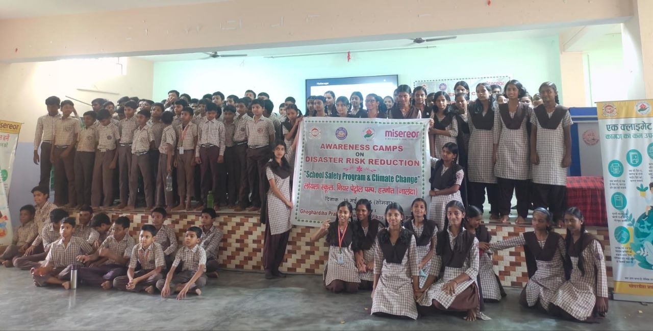 Practical and technical information given to students on disaster management and climate change