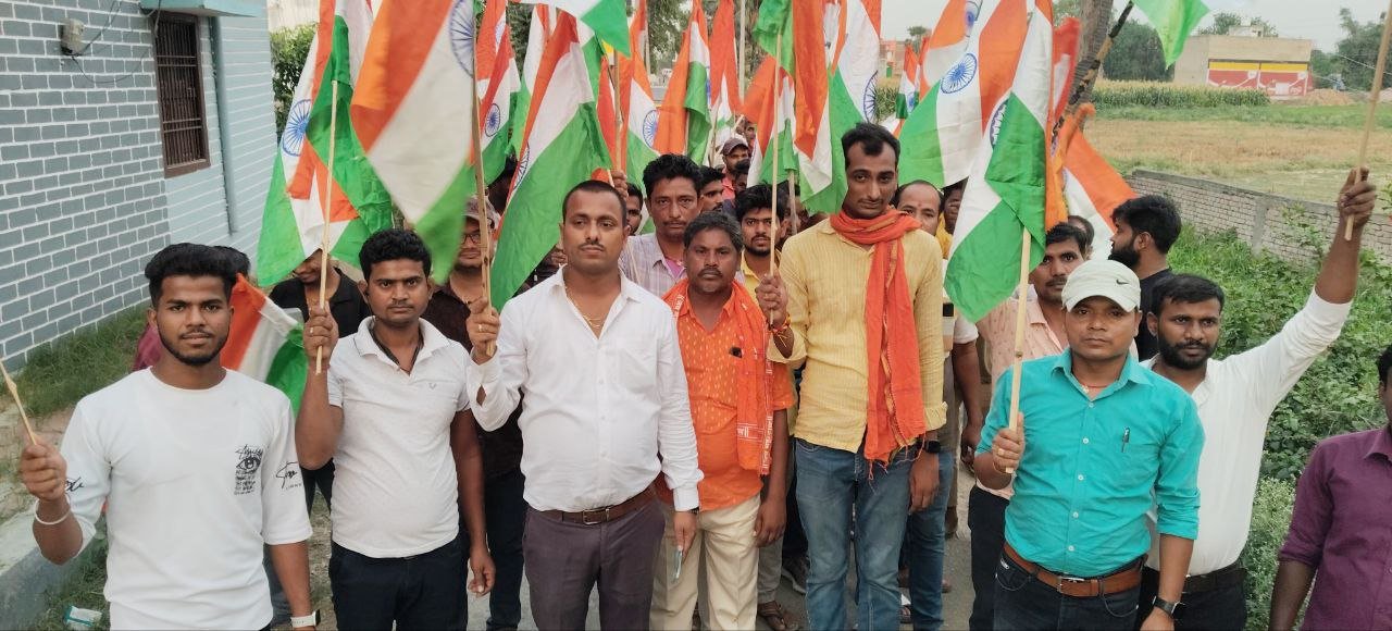 Tiranga Yatra was taken out in Nagarnausa on the success of Operation 'Sindoor', patriotic slogans were raised