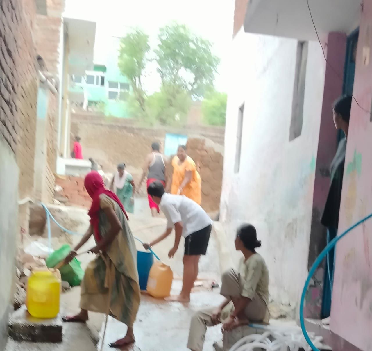 Water from the Nal Jal Yojana reached Mansoor Nagar of Hiranya Parbat, the wait of two years ended