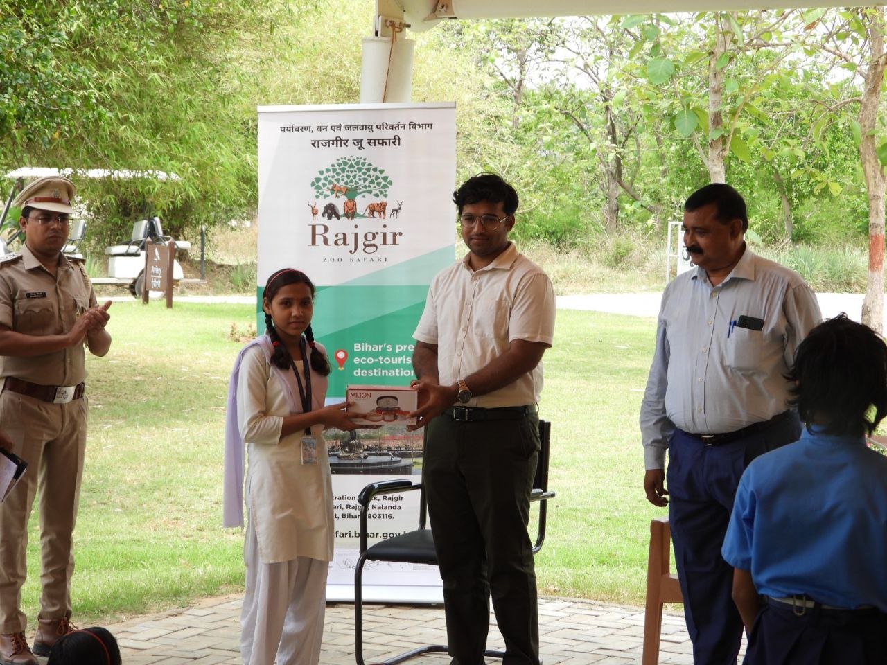 International Biodiversity Day was celebrated in Rajgir Zoo Safari, students learned the importance of environmental protection