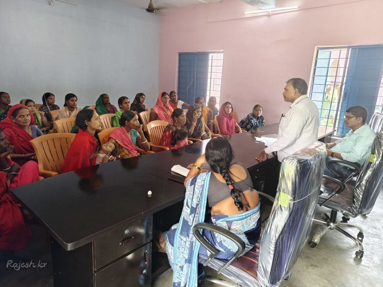 Sanju Devi again became the secretary of the school education committee unopposed, the participation of women is commendable