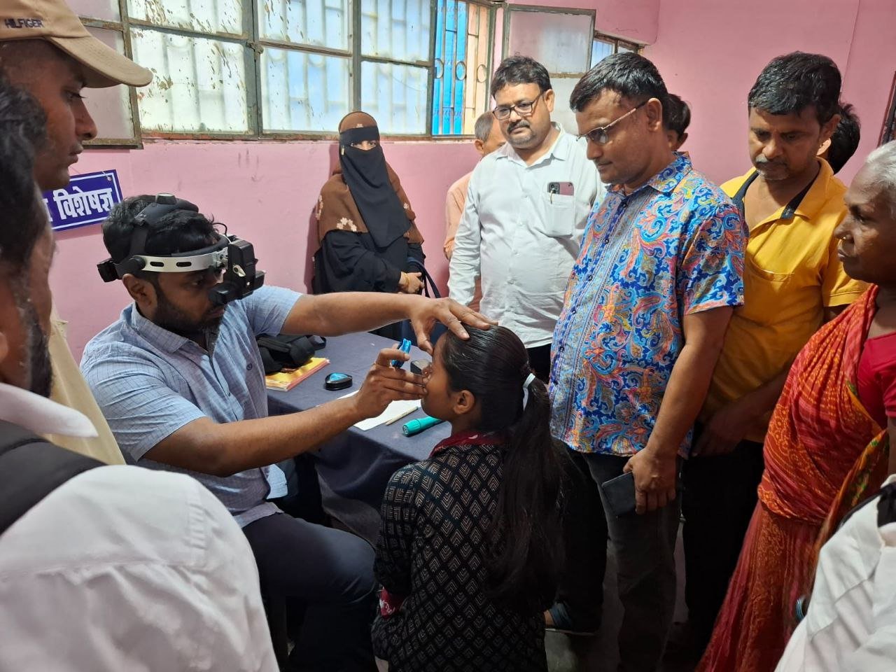 In the Red Cross camp, free checkup and treatment of eye, dental, children's diseases, diabetes, high blood pressure, physiotherapy and homeopathic medicine was done