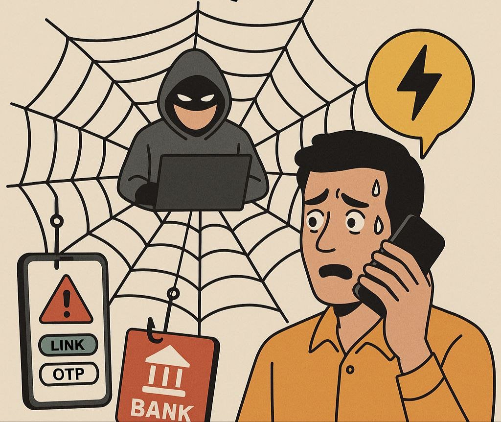 Fraudsters are trapping electricity consumers in cyber trap, hacking their bank accounts through fake messages and calls