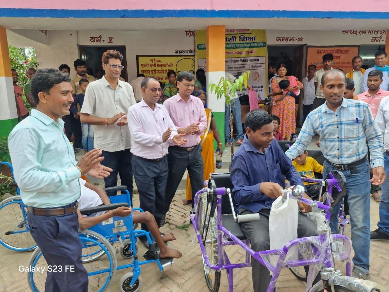 "A big step towards empowerment of disabled children, assistive devices distributed in Harnaut"