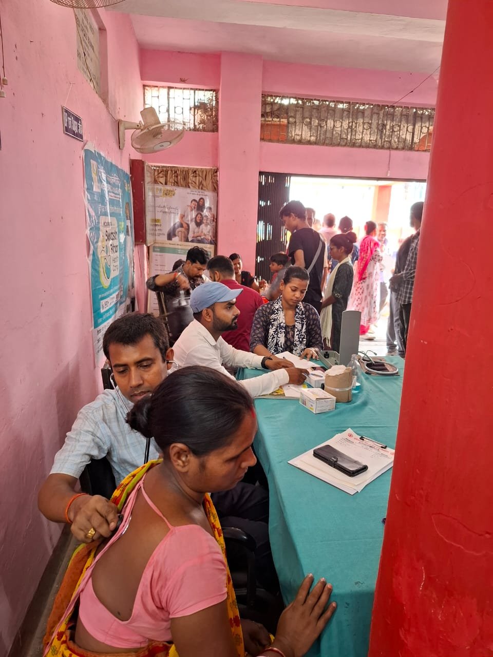 Weekly health camp and yoga session organized by Red Cross Society — 209 people benefited free of cost