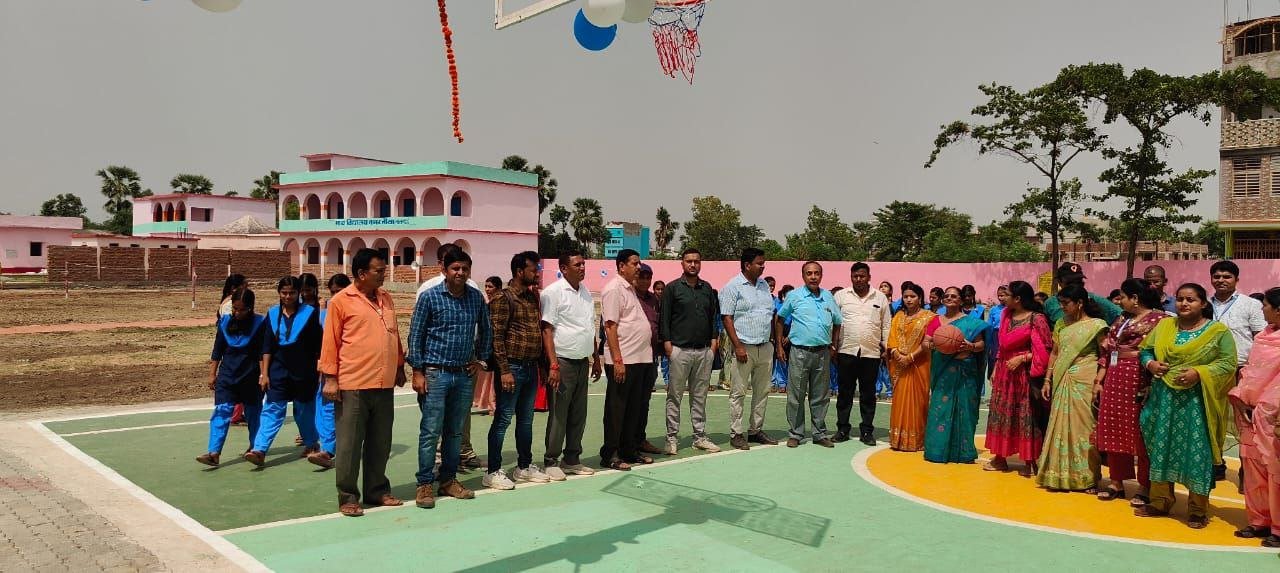 DPO inaugurated multipurpose playgrounds built under MNREGA, dedicated the playgrounds to children