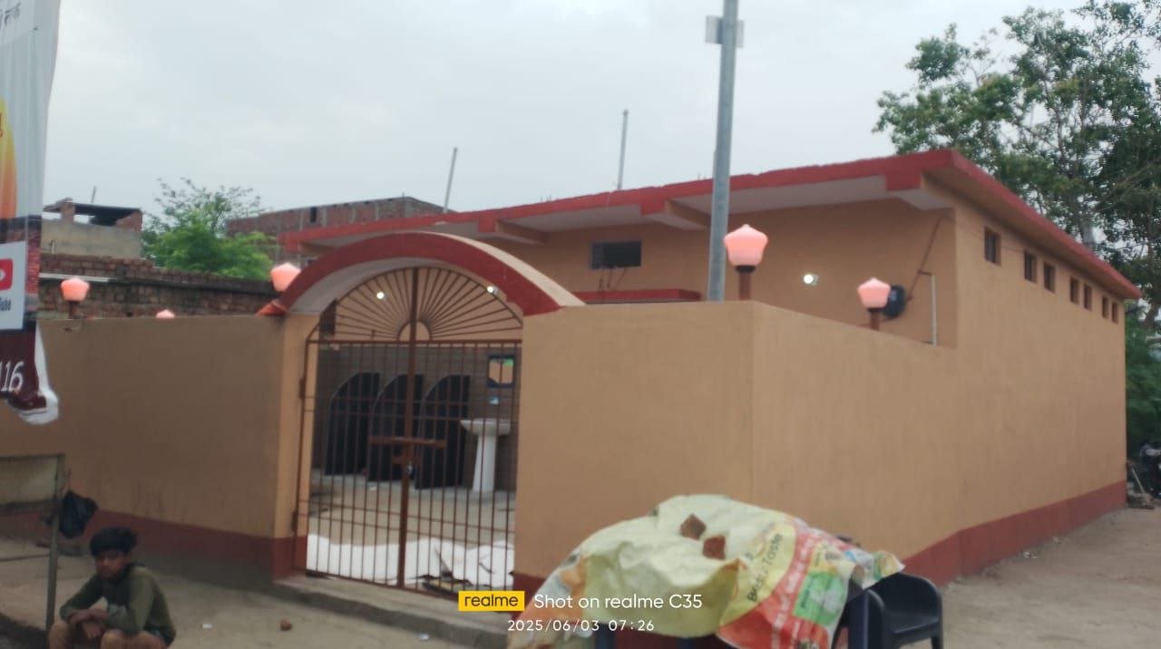 The inauguration of the modern toilet which has been ready for three months is in limbo, social worker Rajesh Gautam warned of hunger strike