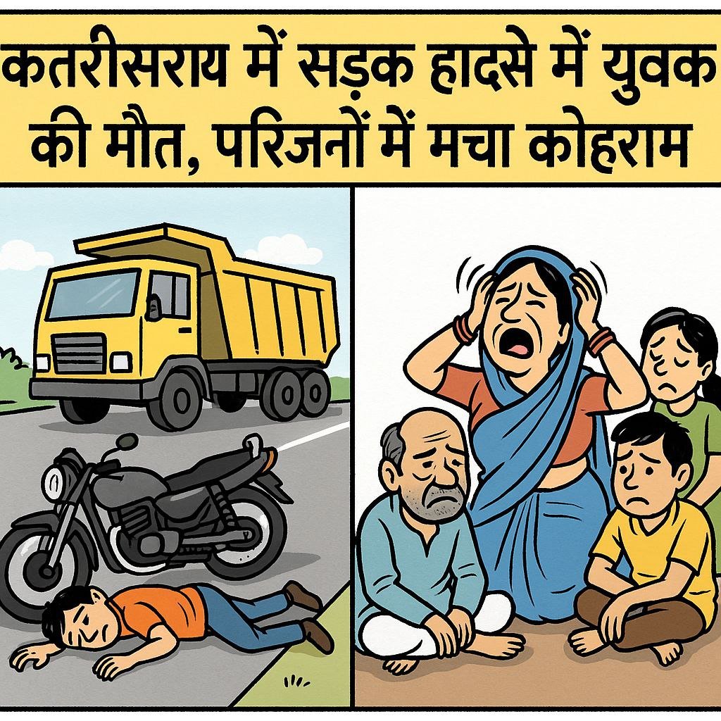 Young man dies in road accident, family members shocked
