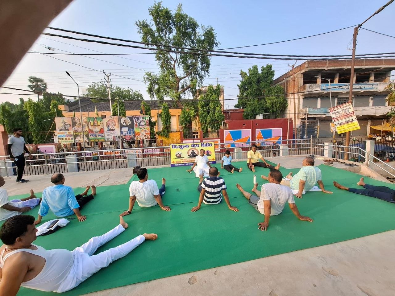 Red Cross Society, Nalanda organized a weekly health checkup and yoga camp, 175 people took benefit
