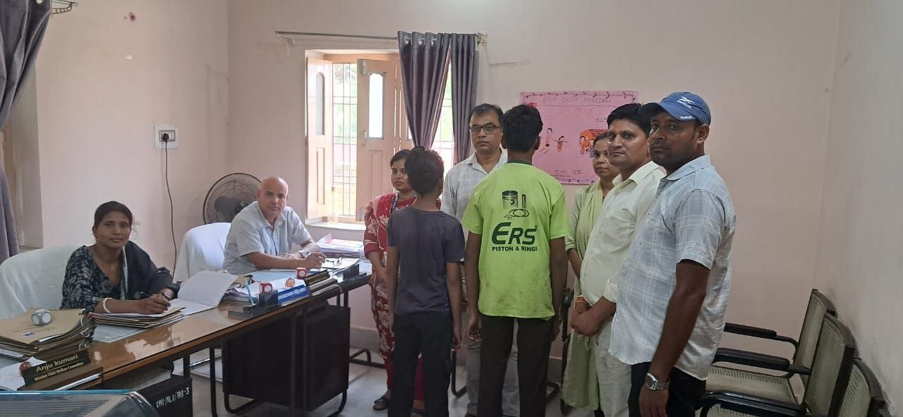 Raid against child labour in Bihar Sharif, two child labourers were freed