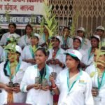 60 guava and jackfruit plants given to female trainees under Mission Hariyali