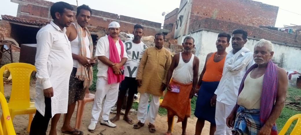 Arman Dev did public relations in Nalanda regarding the Awaken the backward, Save Bihar Yatra