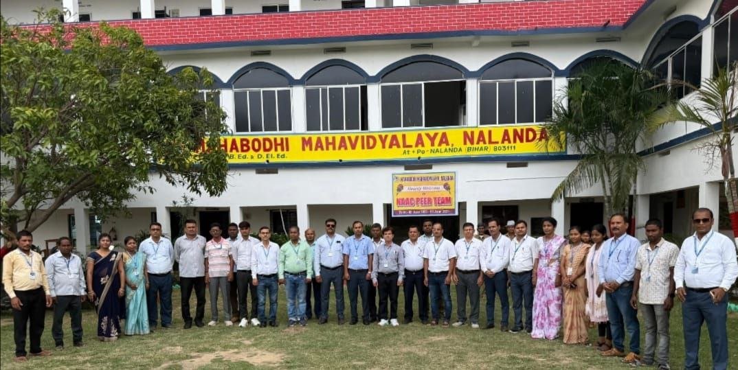 Mahabodhi Mahavidyalaya (B.Ed.), Nalanda gets B++ grade from NAAC, atmosphere of joy in the entire campus