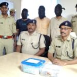 Weapons recovered from XUV during intensive vehicle checking, three arrested