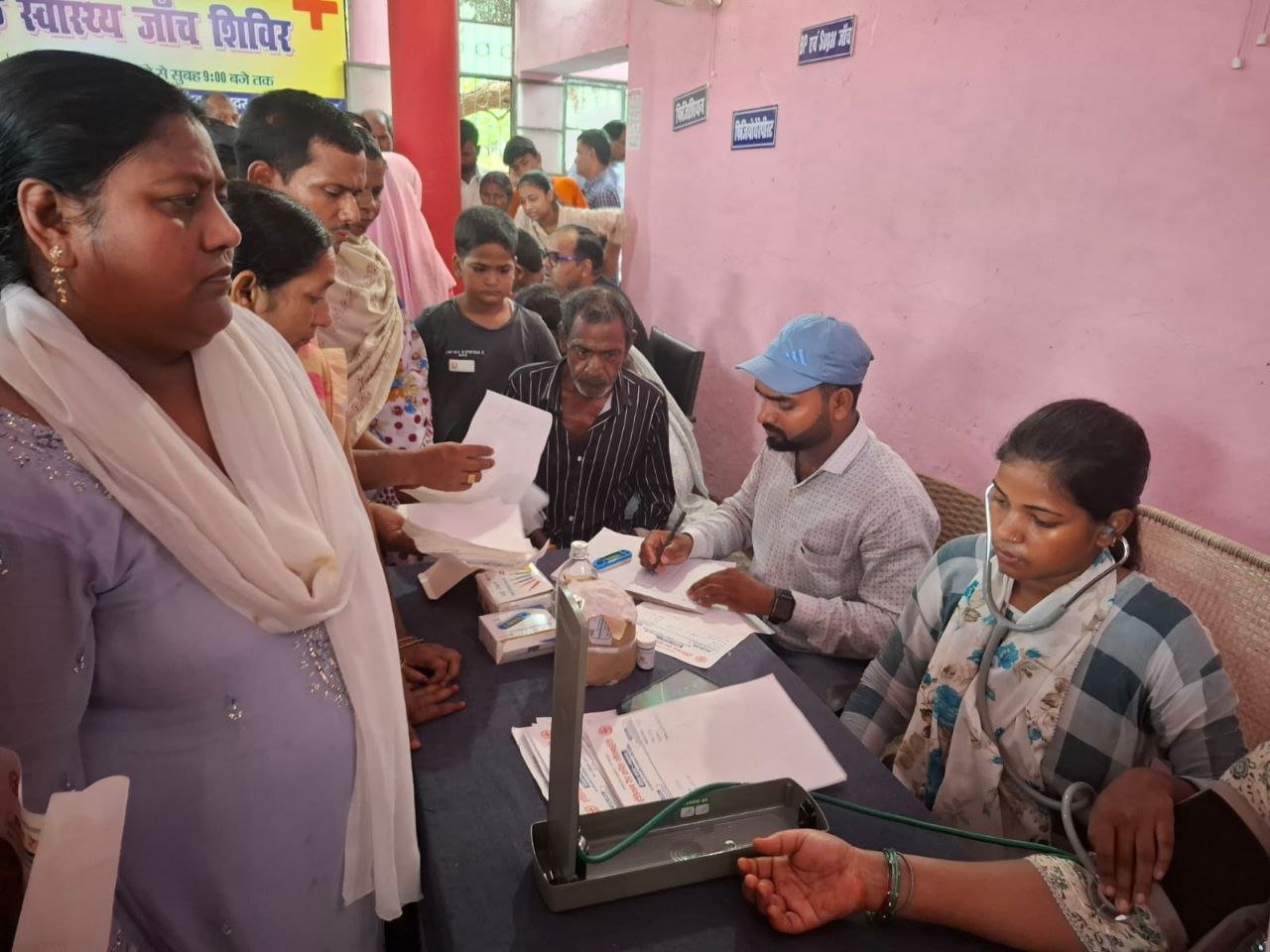 Free health checkup camp organized by Red Cross Society Nalanda, more than 225 people took benefit