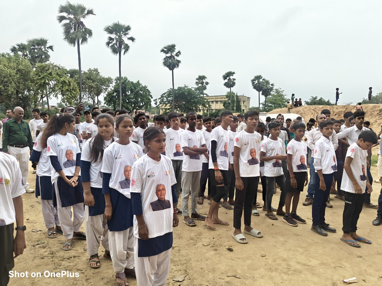 Rural children showed their strength in the block level torch sports competition