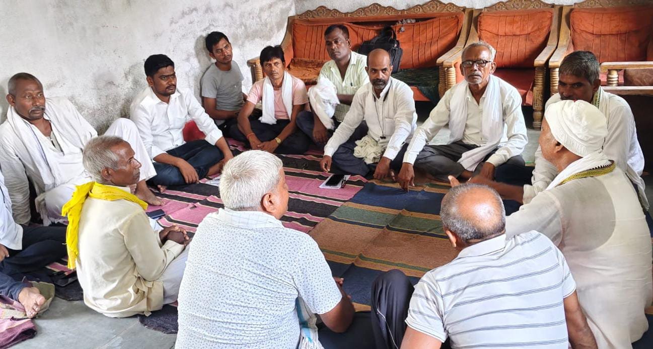 Mahagathbandhan meeting in Tharthari in protest against voter revision process, strike and protest march announced on 9th July