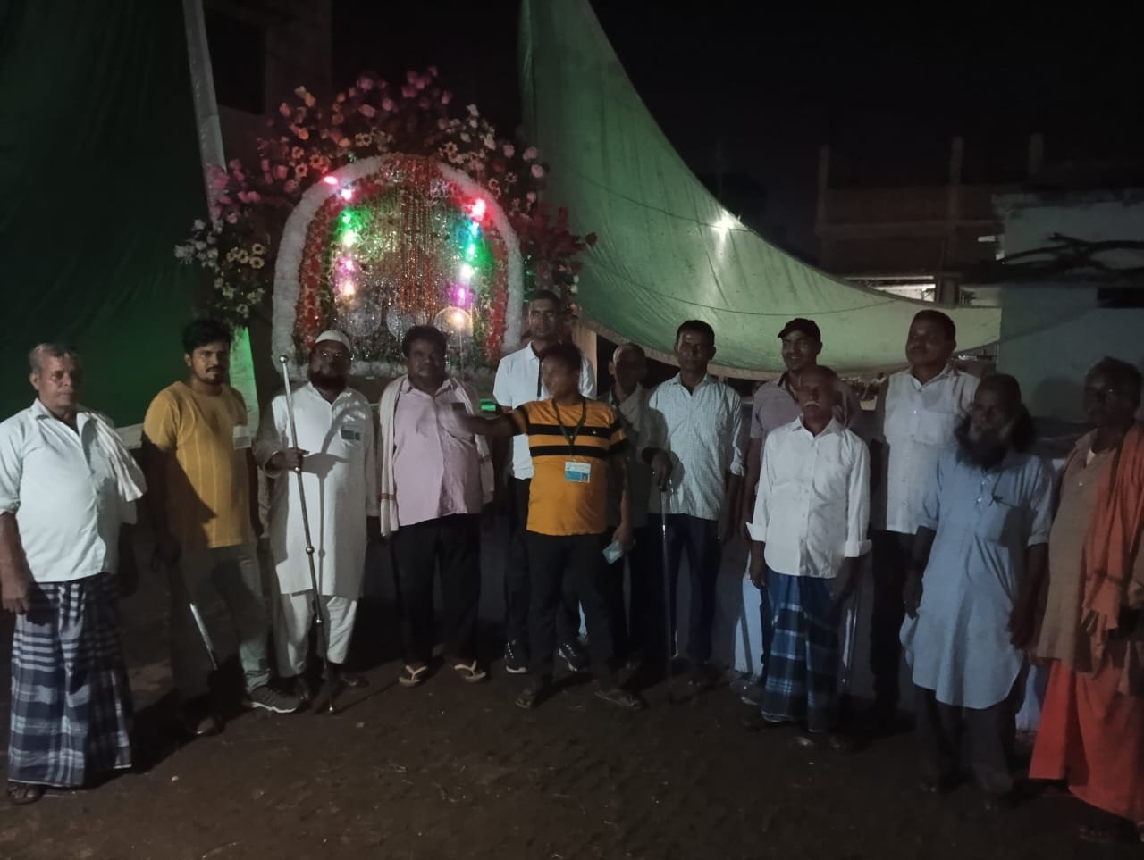 Tajia procession took place in Giriak, an example of Hindu-Muslim unity