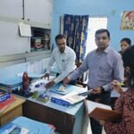DM Kundan Kumar did a surprise inspection of the District Establishment Branch, sought clarification for not getting the logbook updated