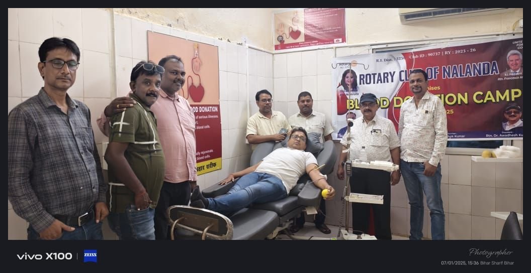 Rotary Club Nalanda begins Rotary New Year 2025-26 with five service projects